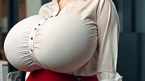 Big boobs manifesto, why not explore these huge tits in AI-generated fun?