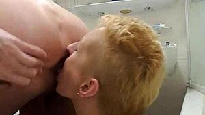 German prostitute milf Sandra offers rimjob and face services in seductive encounter