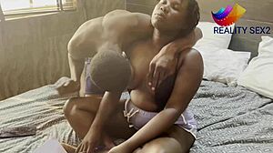 Horny Step Brother In Amateur Ebony Couple With Muscular Bodybuilder And Natural Tits!