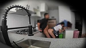 I set up a hidden camera in my nymphomaniac Colombian neighbor's house