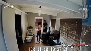 Rough sex after blind date recorded by hidden spycam