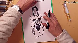 Brunette latina girlfriend in latex gets assfucked bent over in doggystyle with big tits cumshot.