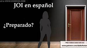 Four friends invite you to their party with jerk off instructions in Spanish voice.