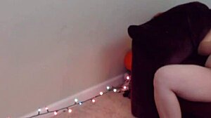 Intense Contractions Suggest Roleplay Pregnancy Scene