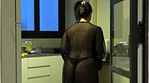 Masked Guy Pounds Busty Argentinian Babe