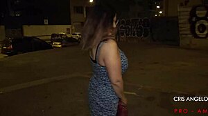 Watch free POV with Lya Lips and Cris Angelo in pro-am private fuck as girlfriend experience in Barcelona backstage!