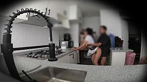 I set up a hidden camera in my nymphomaniac Colombian neighbor's house