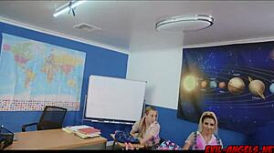 Sophia grace haley reed and jane wilde fist and fuck assholes with hands and huge toys?