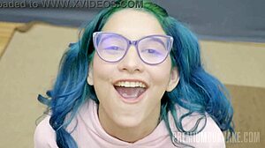 Min Galilea boldly swallows intense cumshots in premium bukkake