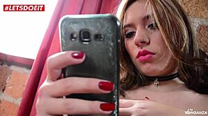 I feel so good with Elisa Marin the BBW Latina in hot garage action