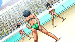 hentai sport... um, i mean like animated girls with big tits playing games or somethin