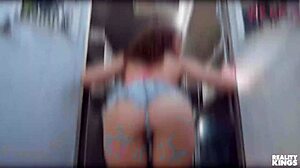 Hey, check out this horny raven-haired MILF Sandy Love finally getting drilled by her stepson in reality kings style