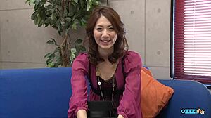 Wow, this asian beauty with puffy nipples got creampied in a hot threesome with toys and licking!