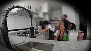 I set up a hidden camera in my nymphomaniac Colombian neighbor's house