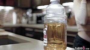 i ache with desire as babysitter teen fucks big cock while on phone with boyfriend. petite small tits blowjob turns taboo in hardcore missionary.