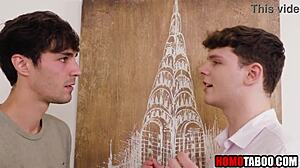 he didn't know his stepbrother wants to bareback blowjob and rim him taboo style