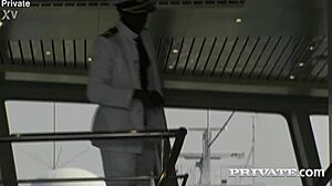 rihanna gets to fuck a well hung black officer on the cruise ship!