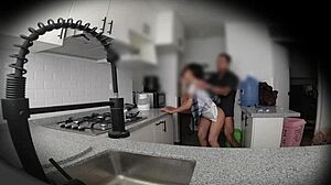 I set up a hidden camera in my nymphomaniac Colombian neighbor's house