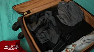 Step Mom Kymber Leigh Claims Good Intentions in Taboo Family Roleplay with Cowgirl Riding and Cumshot on Tits