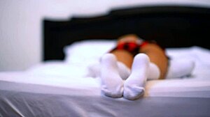 shy petite latina teen fucks brother's friend in motel room during family anniversary dinner 😏