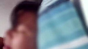 my friend and i got intimate in the bedroom in a close up moment