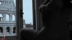 Double Anal Fisting Stretches Lady Ana's Gaping Asshole In Colosseum Arena