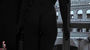 Double Anal Fisting Stretches Lady Ana's Gaping Asshole In Colosseum Arena