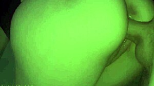 Huge Cumshot Drips Down Big Ass Milf's Back in Rough Doggystyle POV