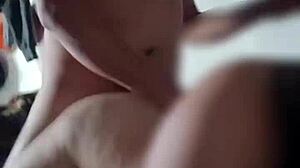 my friend and i got intimate in the bedroom in a close up moment