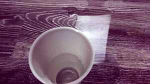 challenged to drink my own squirt with huge toys and juicy close up action