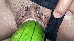 Hey, that passionate early morning sex with my big tit girlfriend ended in an amateur creampie. She's so young and rough!