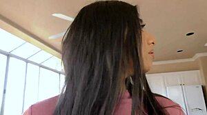 sexy brunette violet in tights