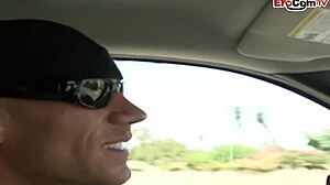 i picked up this busty blonde slut with a tattoo and fake tits for fucking and a facial cumshot