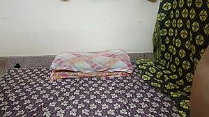 South Indian mistibhabi gets homemade hard fuck in saree with anal creampie and fingering