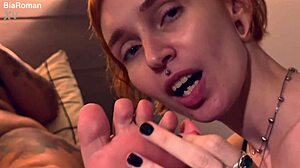 Feet like these demand licking with bbw big ass and big tits in bisexual fetish action