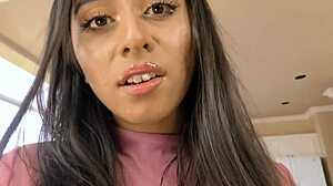 sexy brunette violet in tights