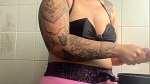 I'm cooking dinner for my husband's friend knowing I'll be their Halloween dessert in the kitchen.