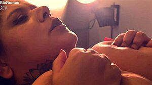 Feet like these demand licking with bbw big ass and big tits in bisexual fetish action