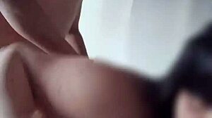 my friend and i got intimate in the bedroom in a close up moment