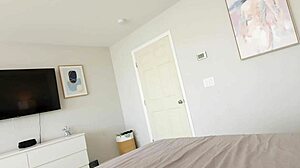 Petite blonde college babe Khloe Kapri rides in cowgirl and bends over doggystyle for tight pussy arrangement