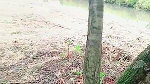 Amateur Brunette Latina Babe Shows Big Natural Tits And Ass Outdoors