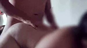 my friend and i got intimate in the bedroom in a close up moment