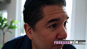 Guest rams wife's pussy while cuckold watches