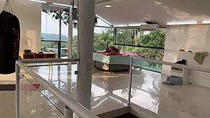 Older brother waits for mom to leave before meeting sister complete on red