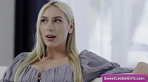 Redhead Lesbian Teen Sucks Big Nipples Seducing Blonde Friend Freya Parker Kay Lovely