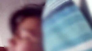 my friend and i got intimate in the bedroom in a close up moment