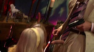 Adrianna Nicole and Brandi Edwards Blonde Slut Cowgirl Riding Action