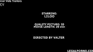 Liloo's first rough balls-deep DP manhandle cum mouth