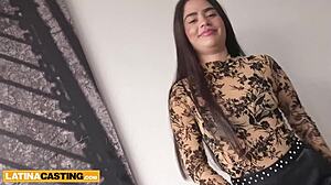 imagine cute latina teen's tight pussy pounded in homemade casting