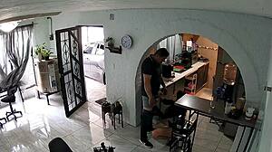 latina FLIRTS with contractor before WILD bedroom action